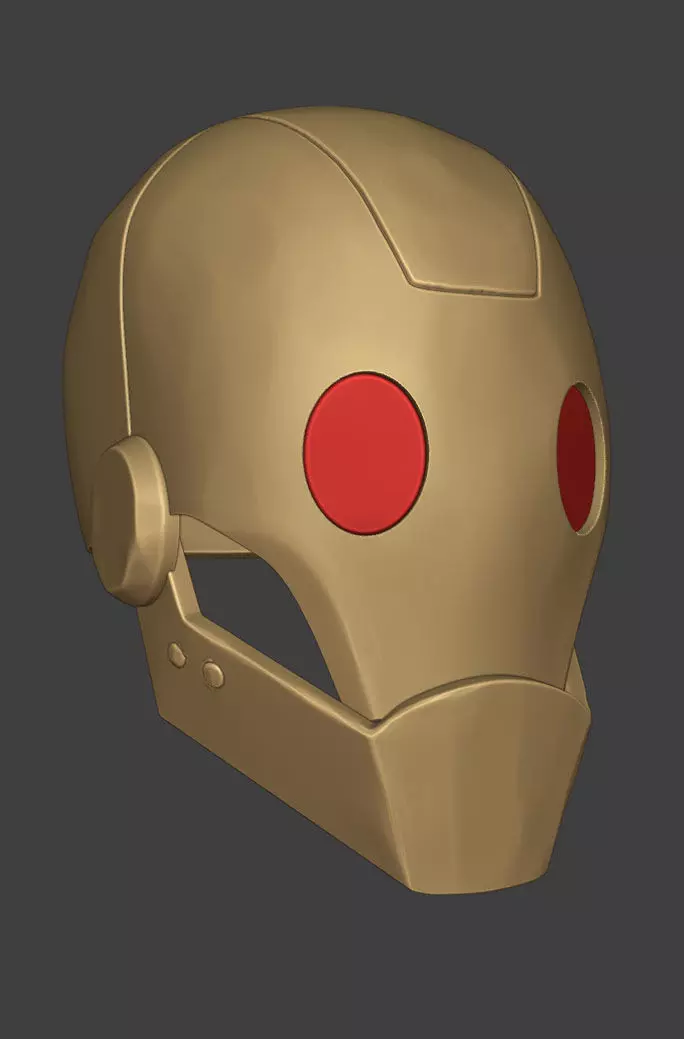 GI robot mask  Creature Commandos show  3D print model_0