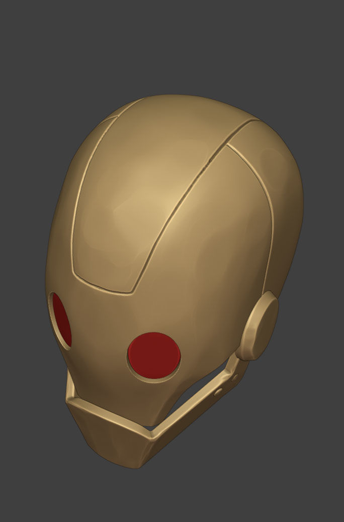 GI robot mask  Creature Commandos show  3D print model_6