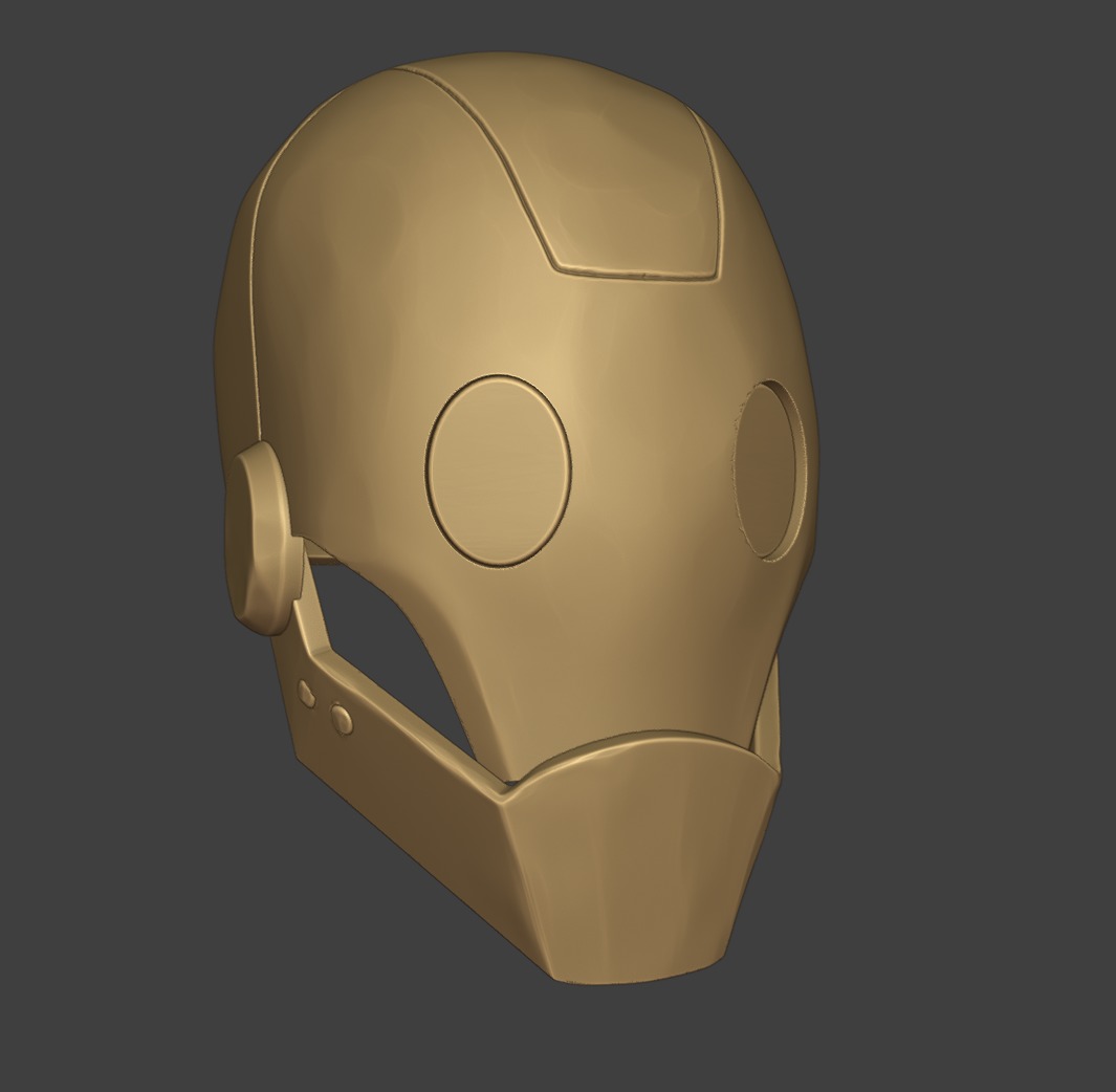 GI robot mask  Creature Commandos show  3D print model_4