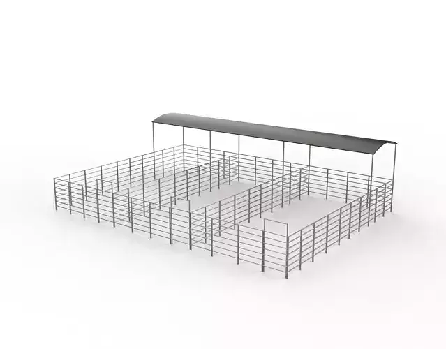 Foal Horse Corrals 3D model