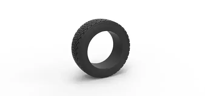 Offroad tire 136 Scale 1 to 25