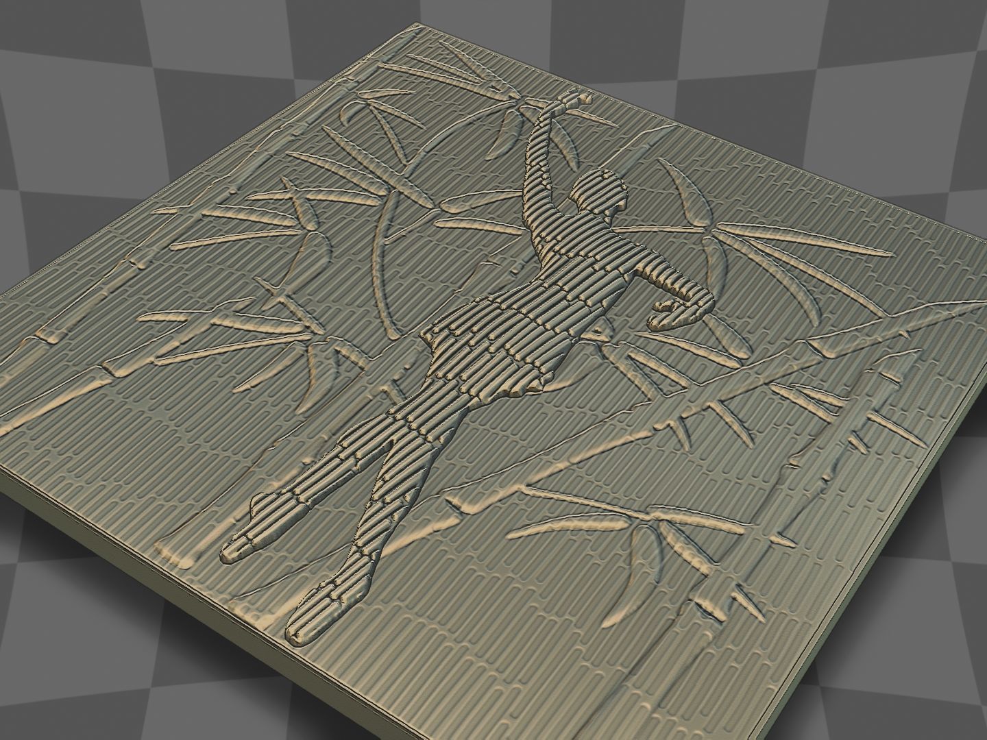 Dancing girl for CNC or 3D printing 3D print model_5