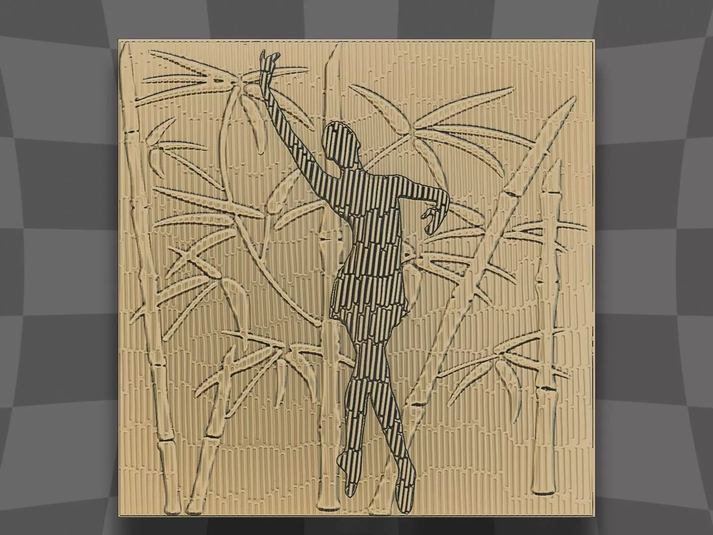 Dancing girl for CNC or 3D printing 3D print model_0