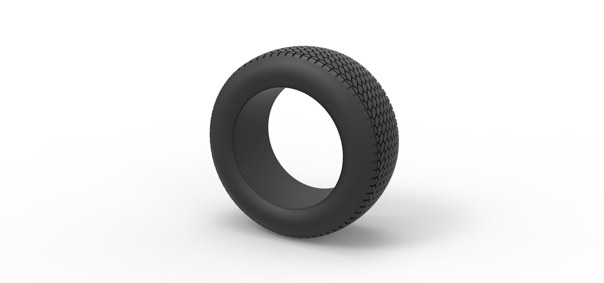 Tire of Dirt Modified stock car V7 Scale 1 to 25 3D print model_6