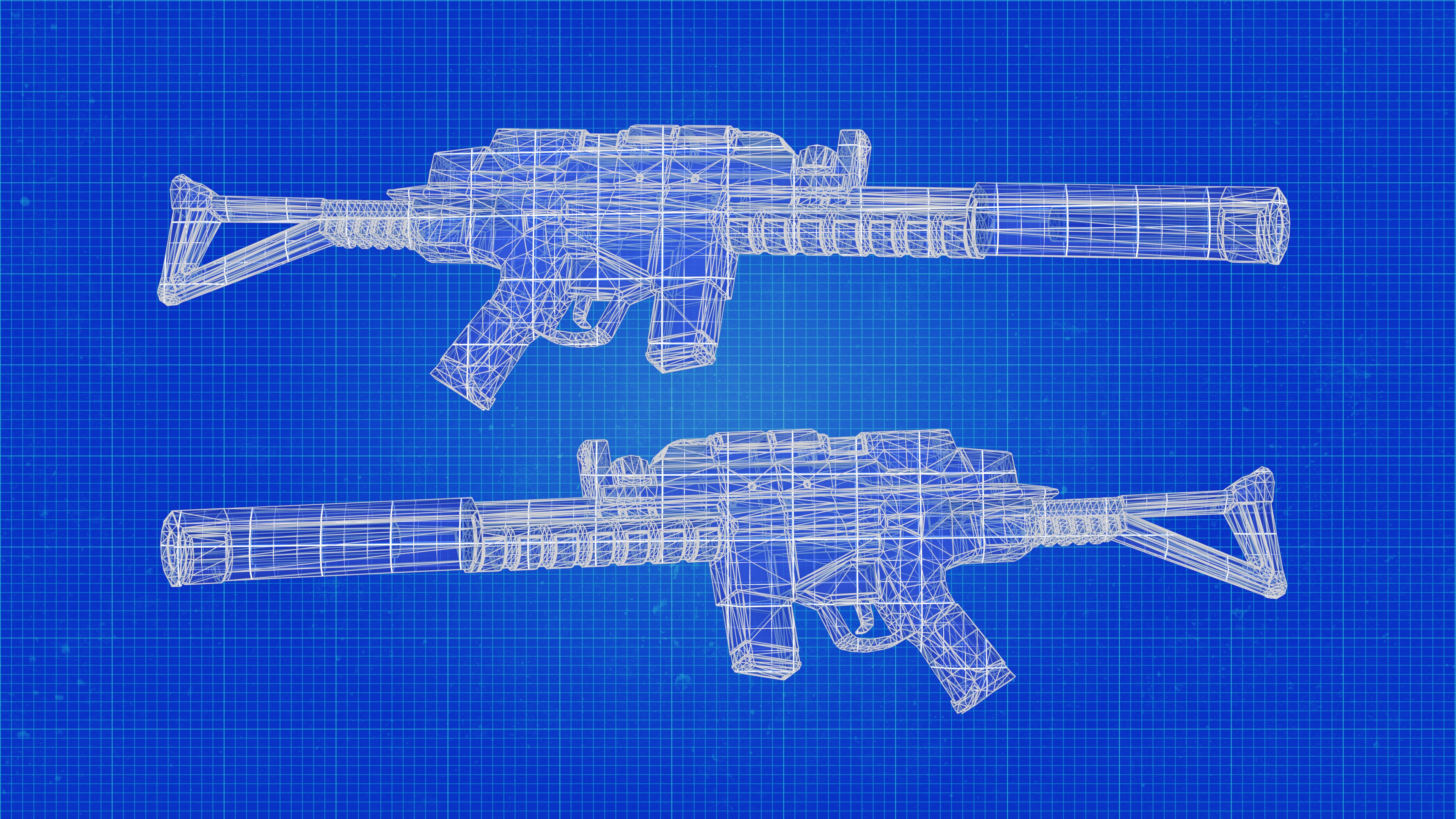 Soldier Robot Low-poly 3D model_11