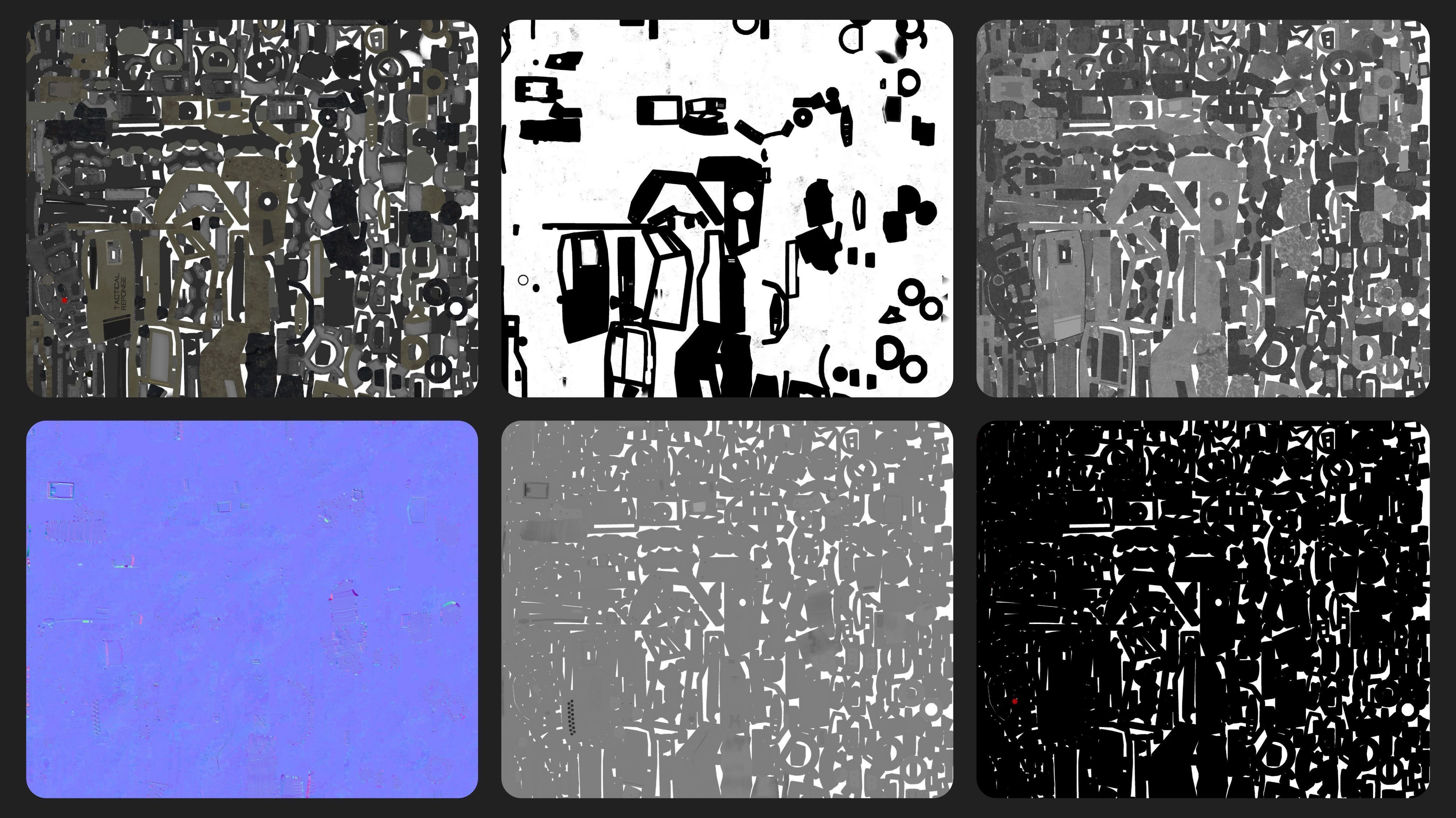 Soldier Robot Low-poly 3D model_7