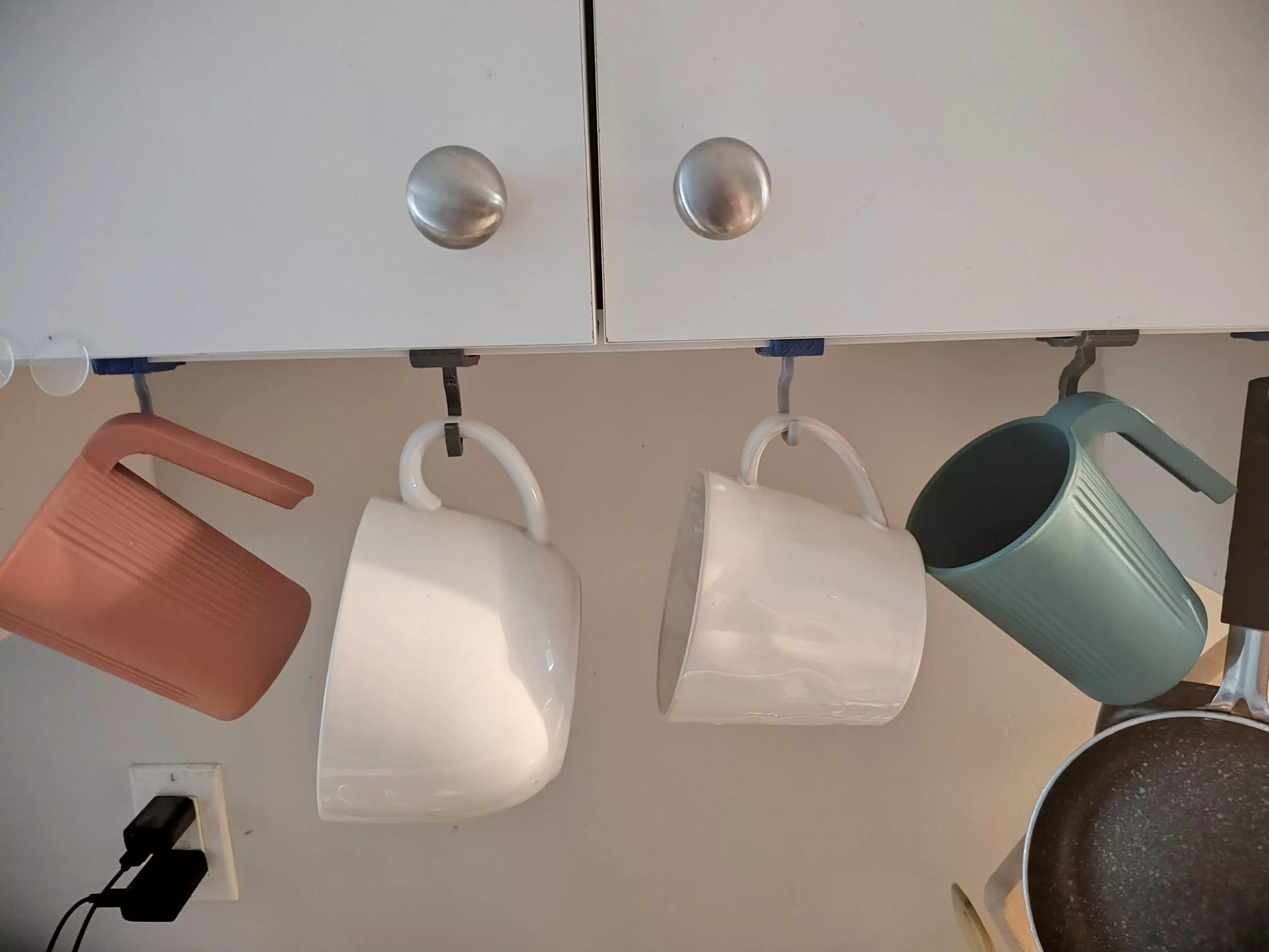 Clip-On Shelf Hook 3D print model_0