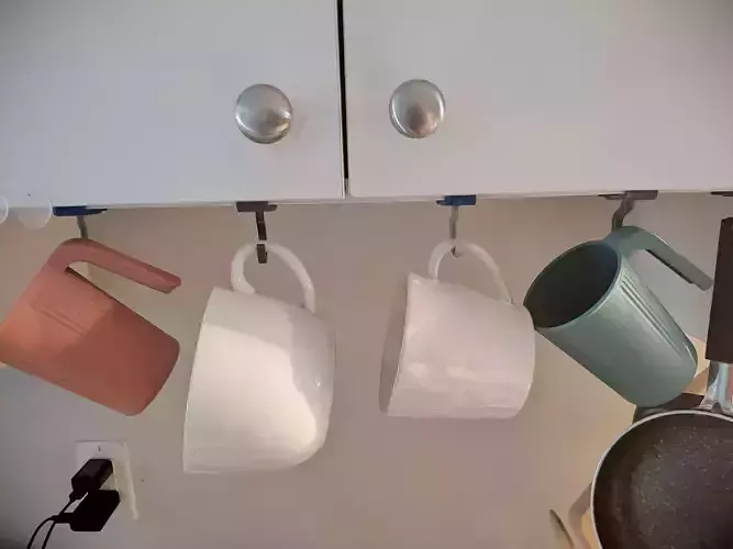 Clip-On Shelf Hook 3D print model