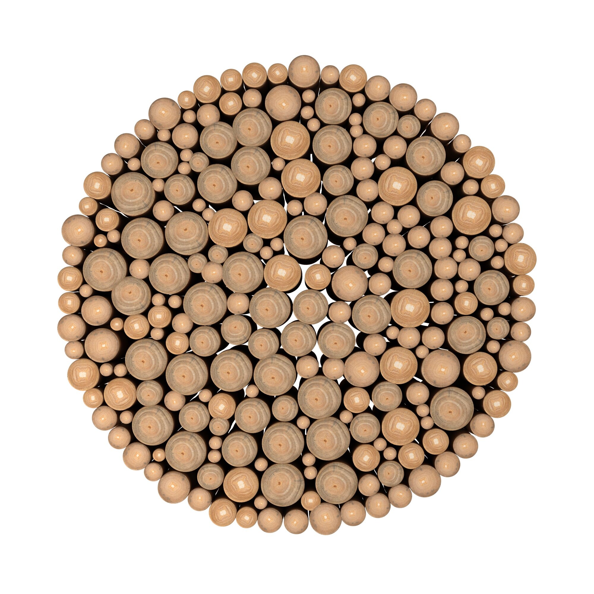 LOLAhome Coffee Table Teak Wood 3D model_5