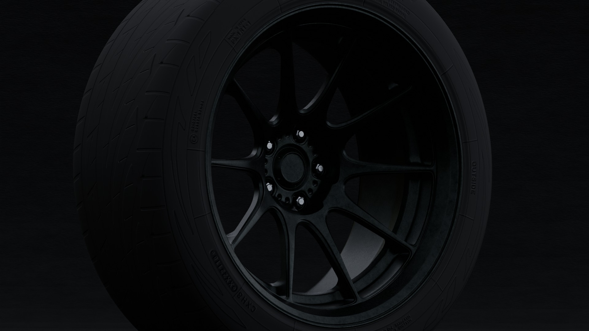 Konig Dekagram Aftermarket Wheel Low-poly 3D model_1