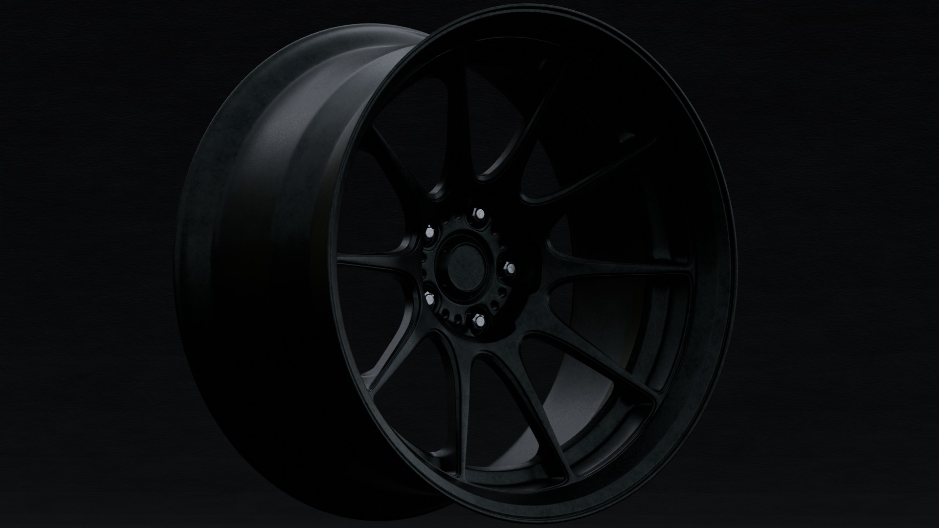 Konig Dekagram Aftermarket Wheel Low-poly 3D model_2