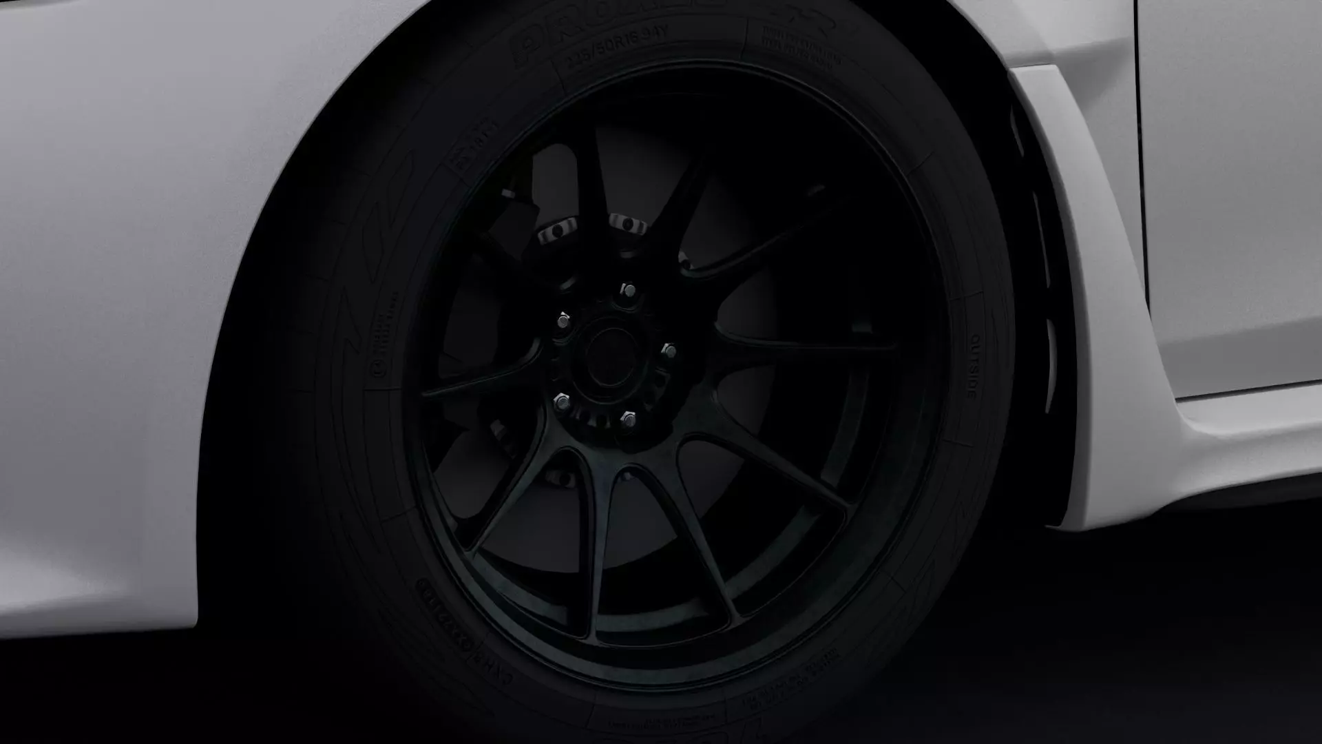 Konig Dekagram Aftermarket Wheel Low-poly 3D model_0