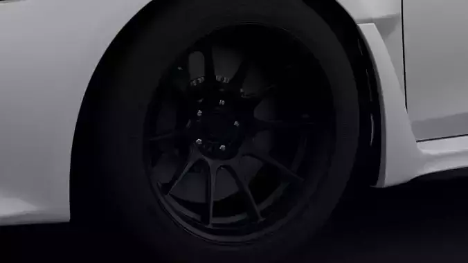 Konig Dekagram Aftermarket Wheel Low-poly 3D model