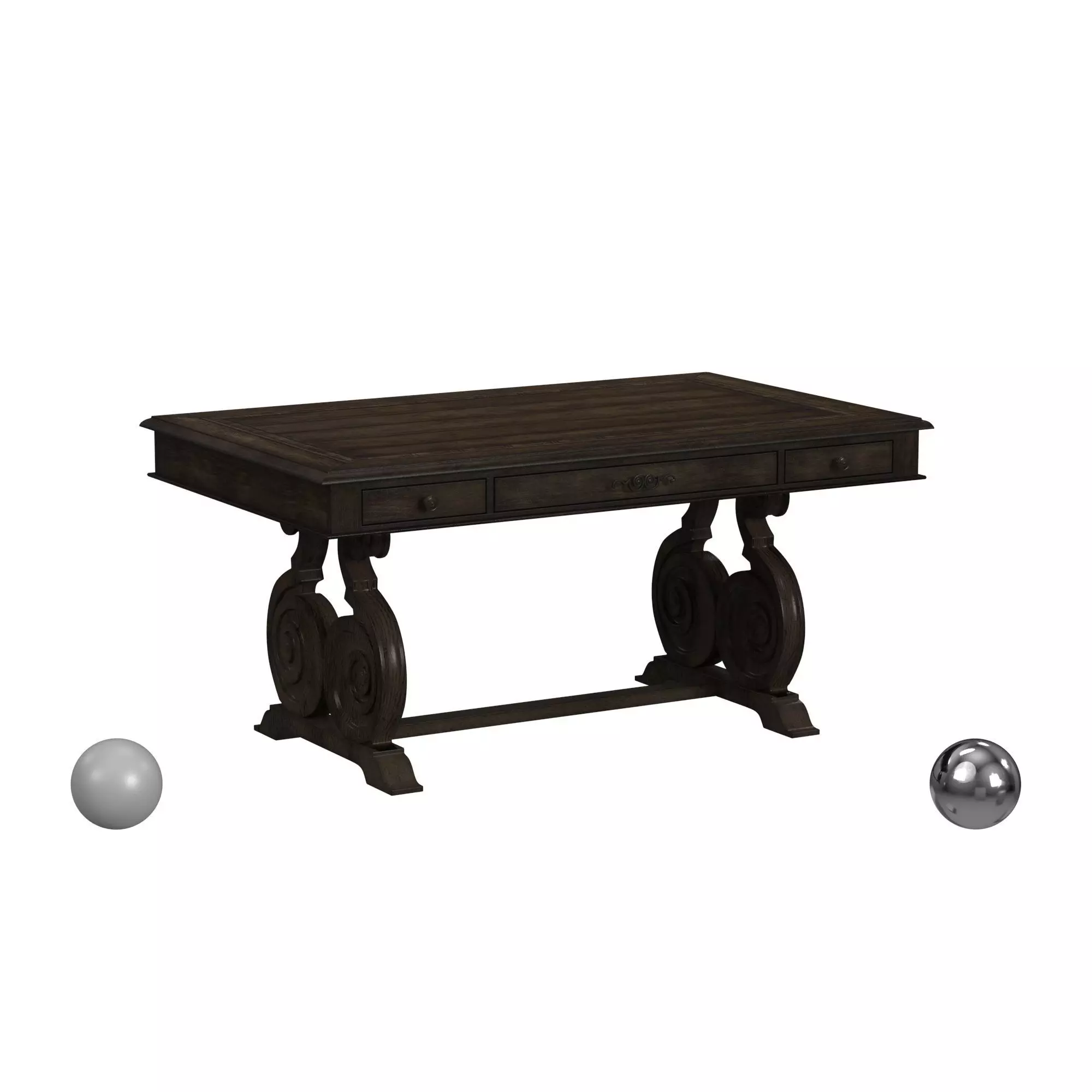 Magnussen Bellamy Rectangular Sofa Table 3D model_0