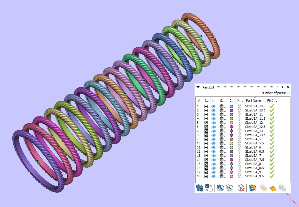 Rope ring 3D print model_14