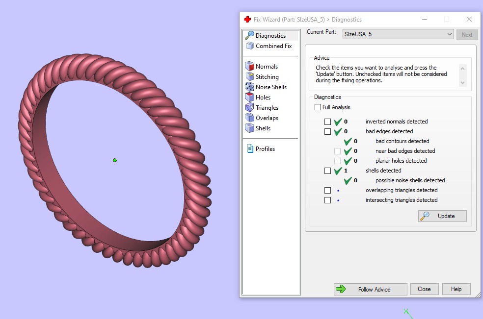 Rope ring 3D print model_13