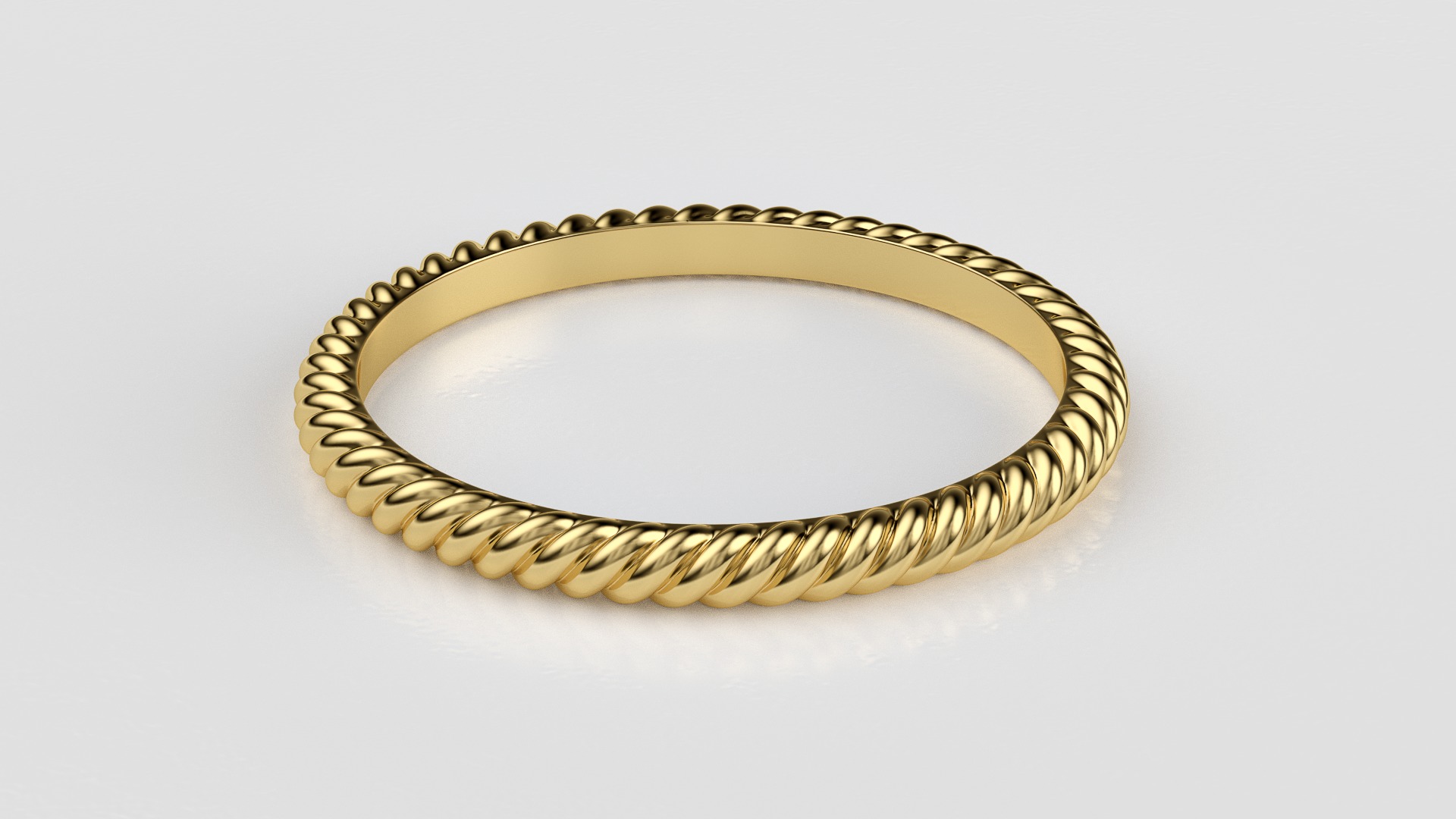 Rope ring 3D print model_6