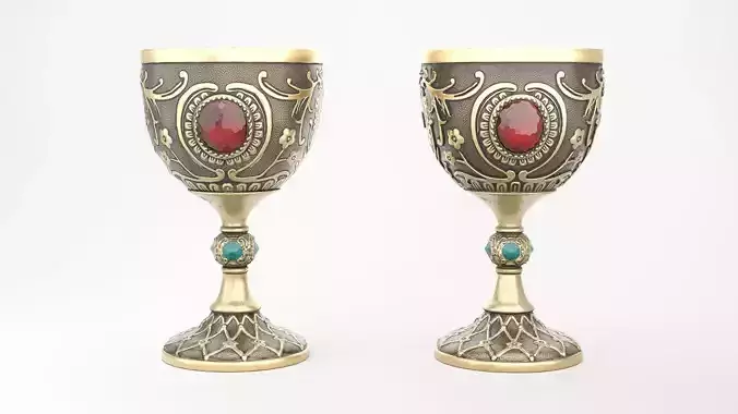 Chalice Low-poly 3D model