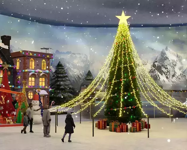 Iceland Snow Indoor Park 3D model