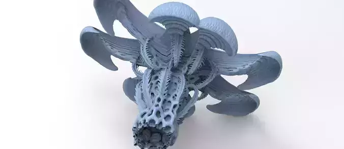 Alien Spine vertebrae stone 2 