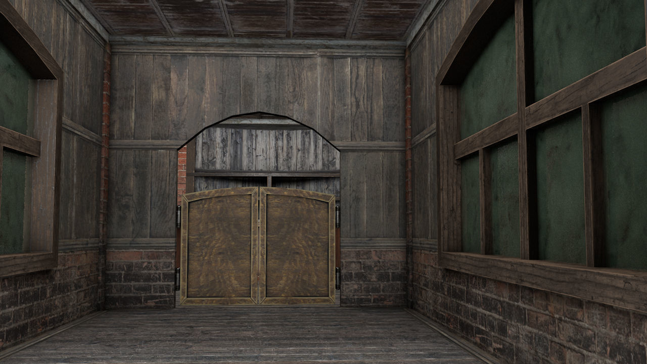 Tavern Low-poly 3D model_18