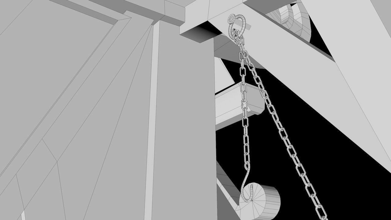 Tavern Low-poly 3D model_33