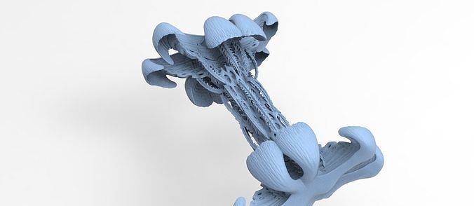 Alien ship shape 1  3D model