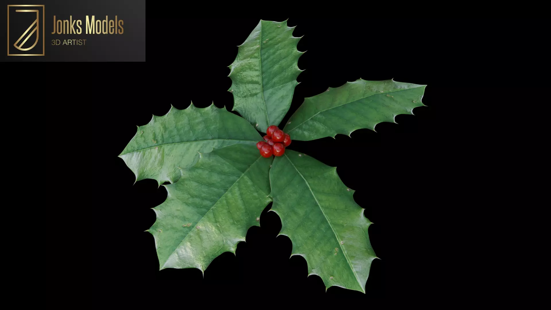 Holly Free low-poly 3D model