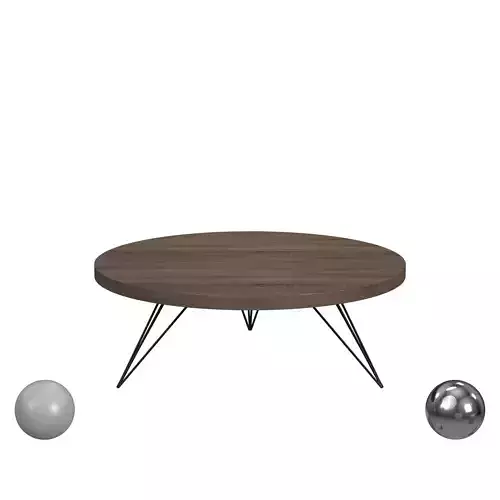 Safavieh Mansel Retro Mid-Century Round Coffee Table