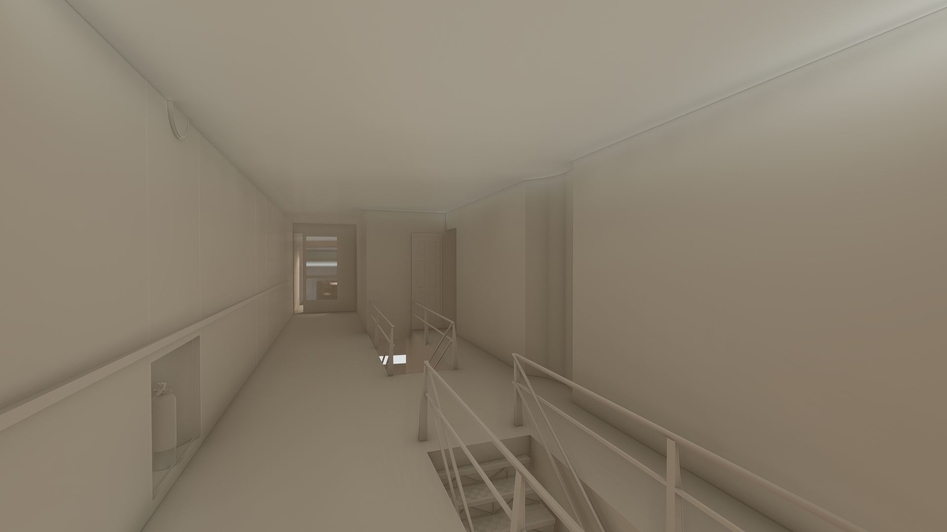 Hindenburg zeppelin with interior 3D model_26
