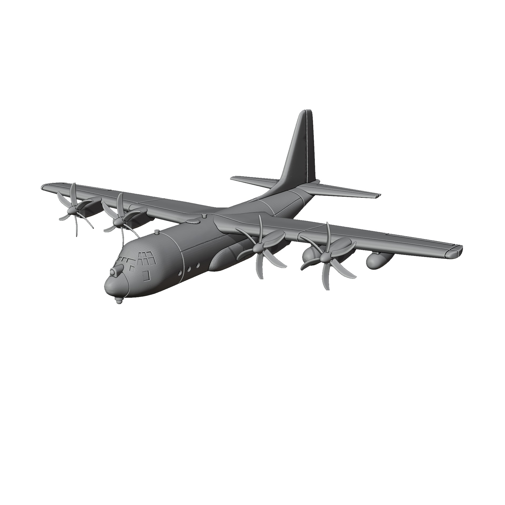 Lockheed MC-130J 3D print model_1