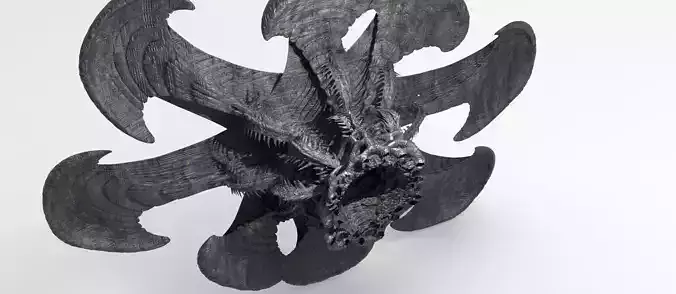 Xeno Inspired Spine Ship 2