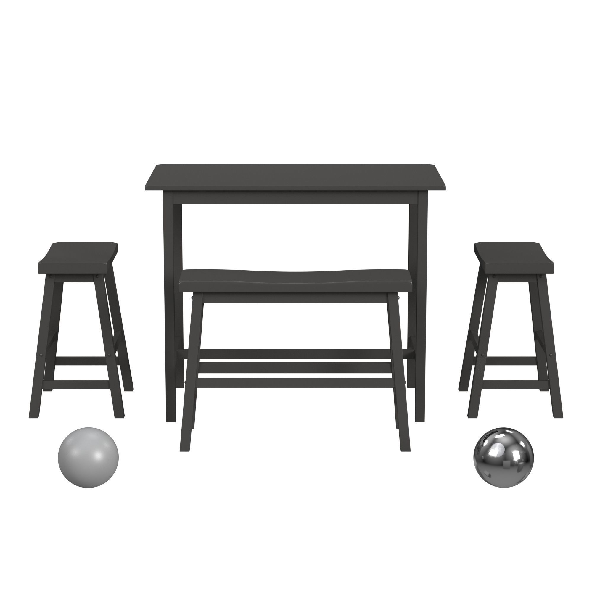 Safavieh Ronin 4 Pc Set Pub Table 3D model_1