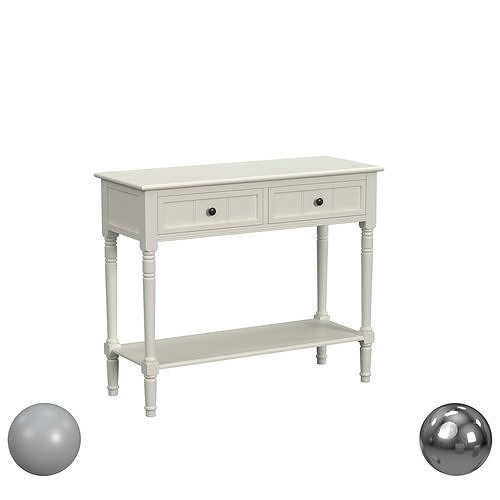 Safavieh Samantha 2-Drawer Console Table 3D model