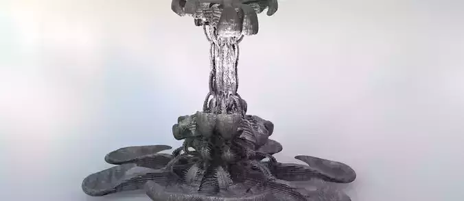 Xeno Inspired Spine Ship 3