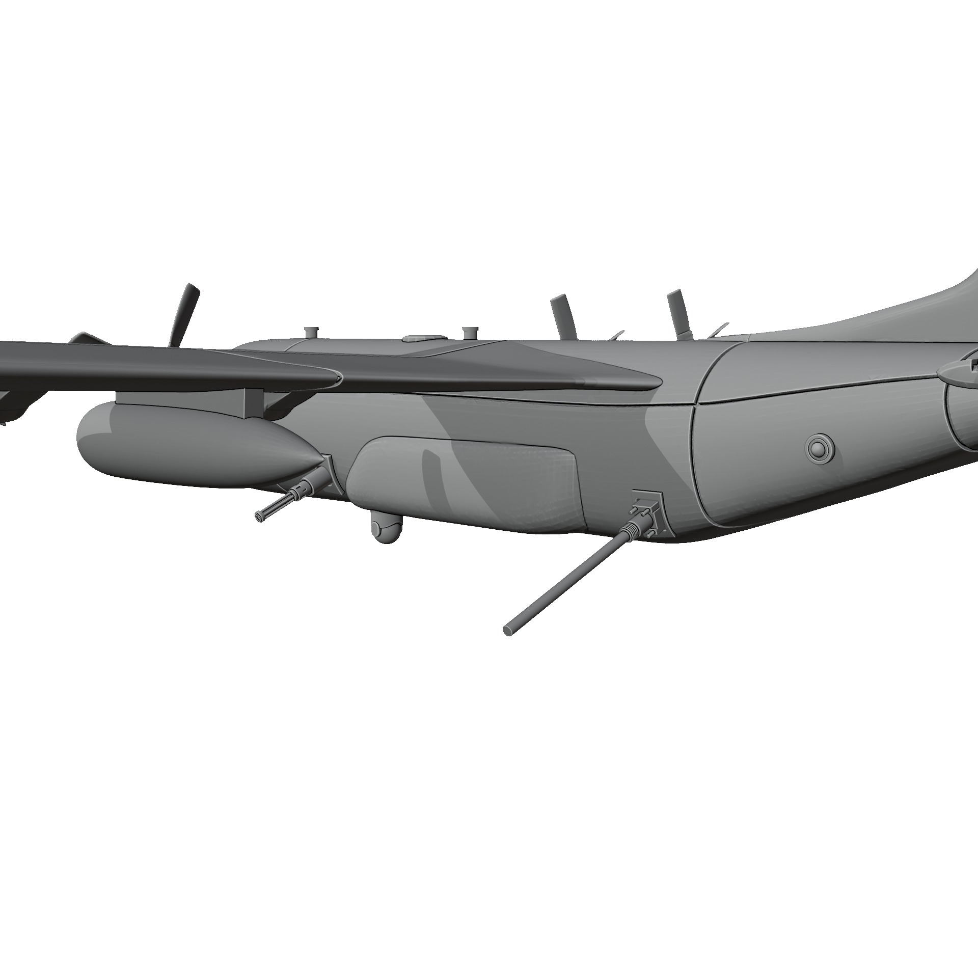 Lockheed AC-130 Spectre 3D print model_4