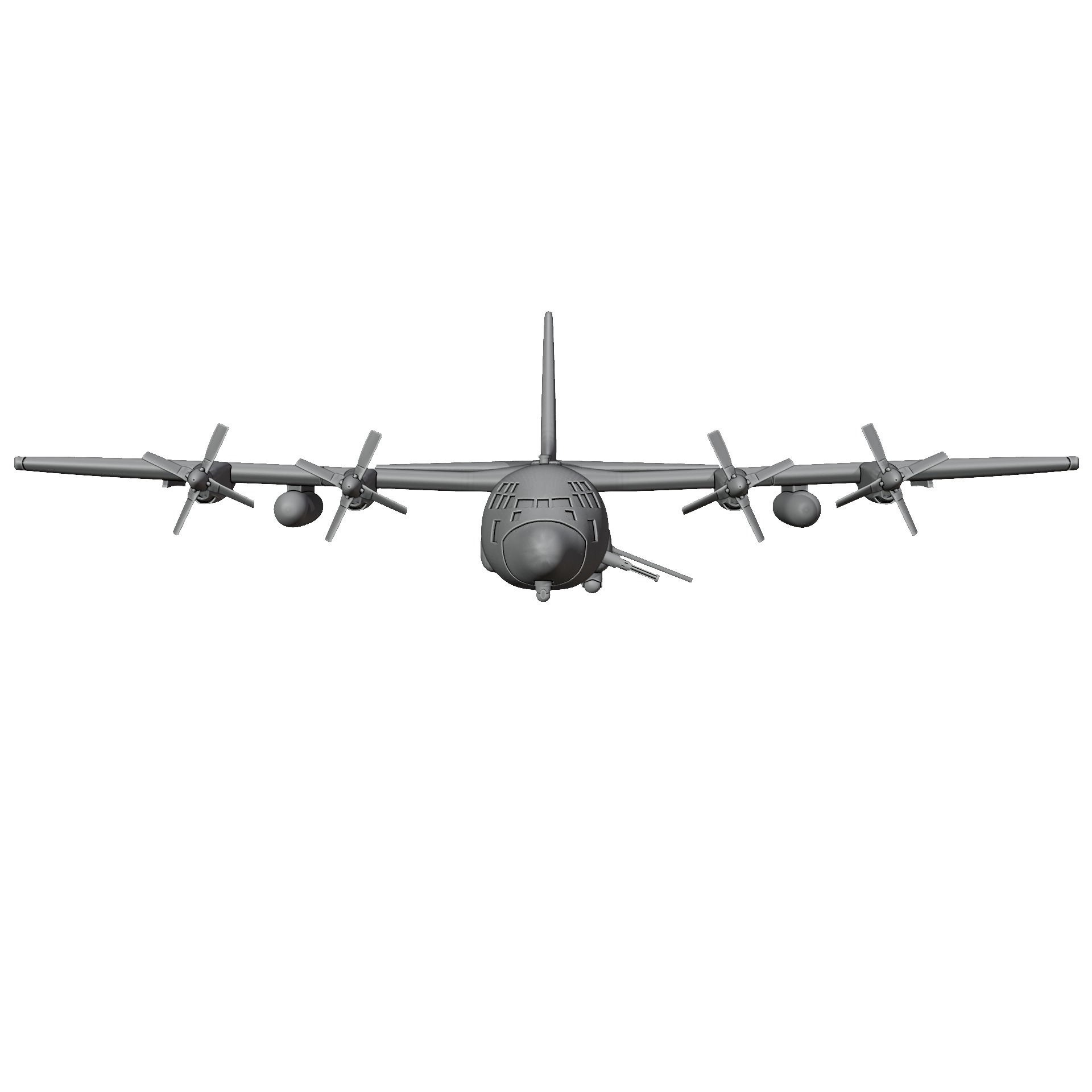 Lockheed AC-130 Spectre 3D print model_5