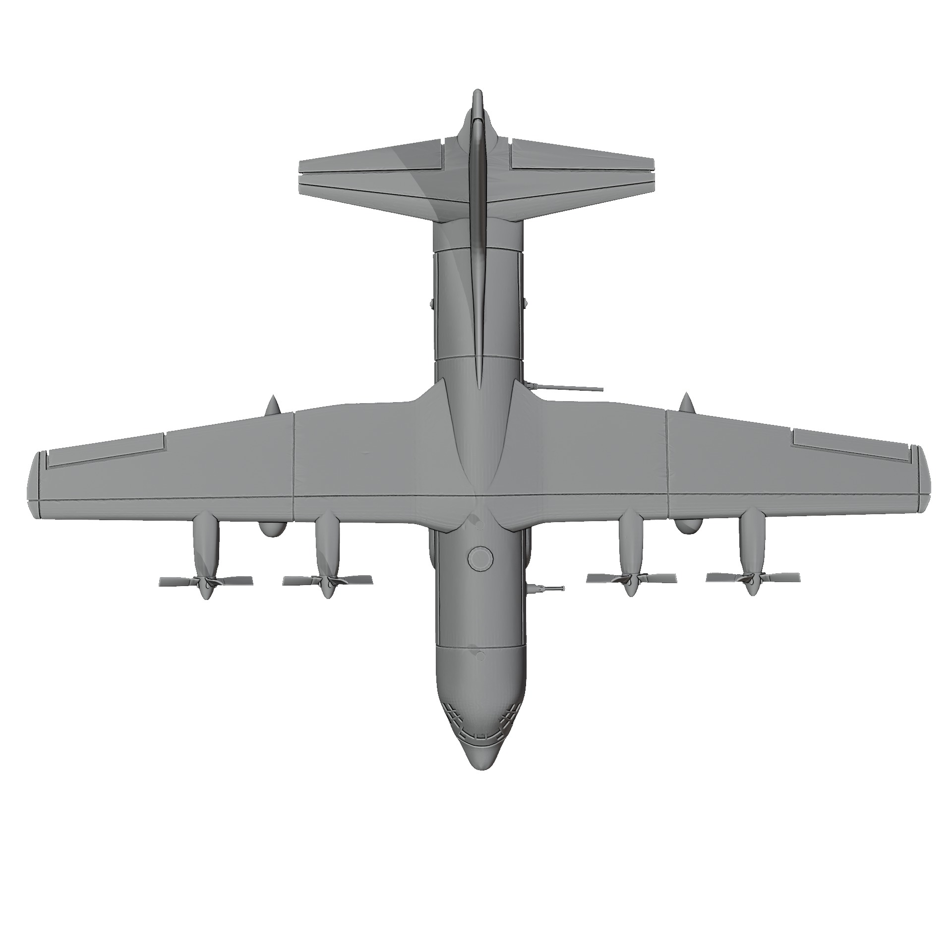 Lockheed AC-130 Spectre 3D print model_3
