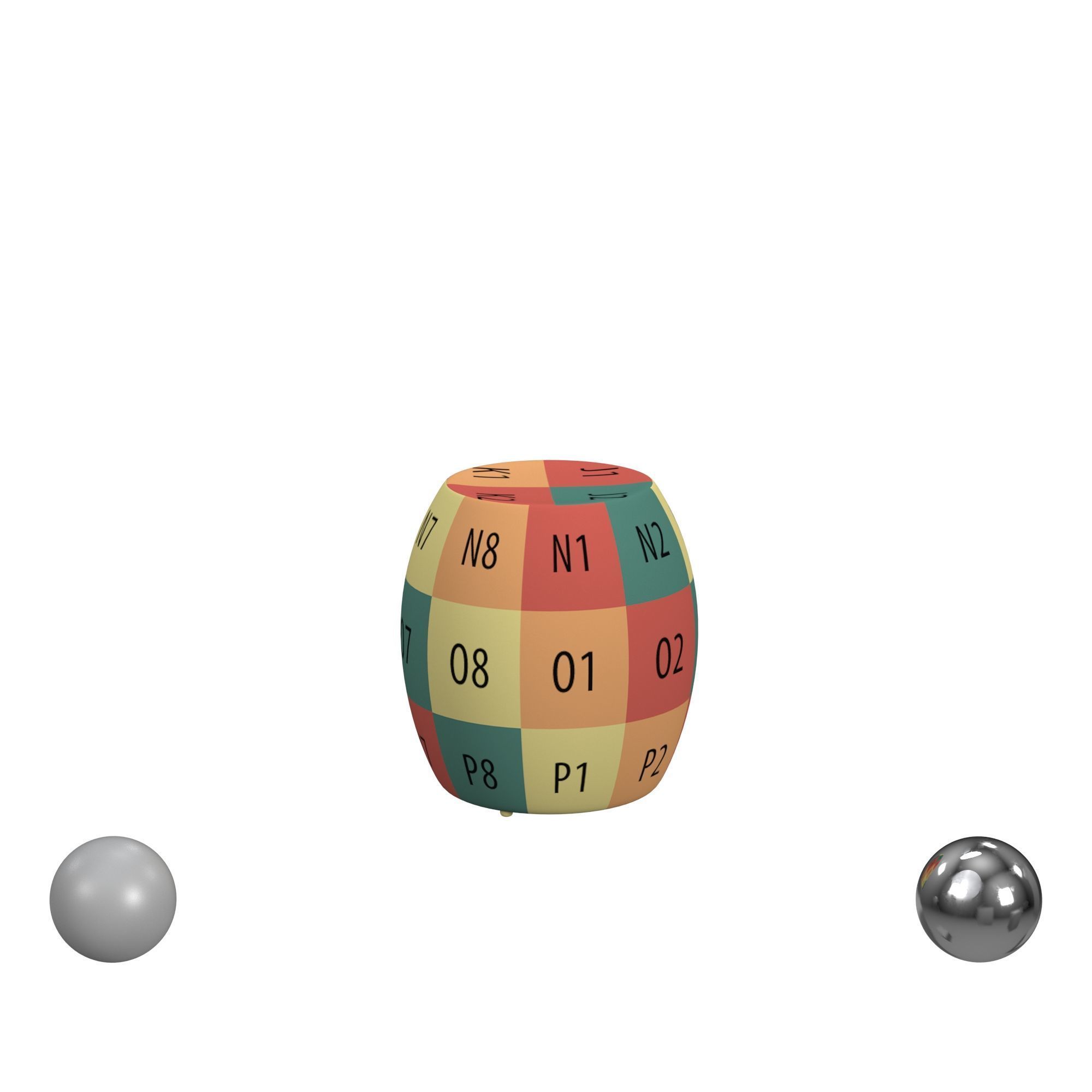 Taylor End Table Sand and Stable 3D model_2