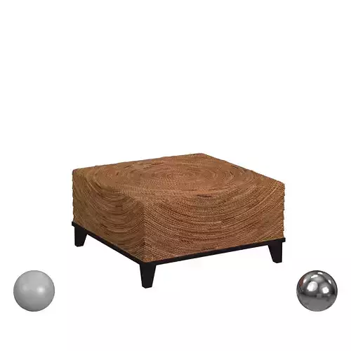 VERINO BOHEMIAN NATURAL SEAGRASS COFFEE TABLE