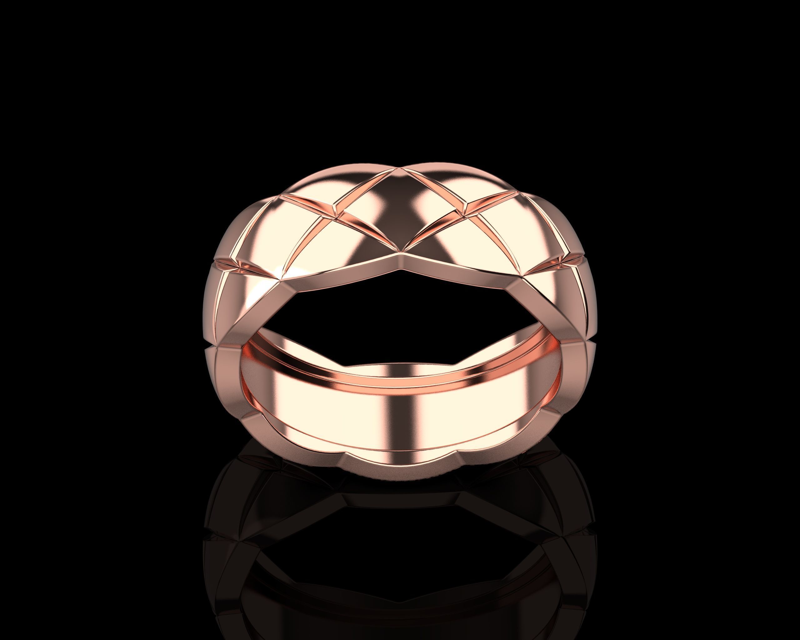 Coco Crush ring 16 - 16-5 Sizes N226 3D print model_1