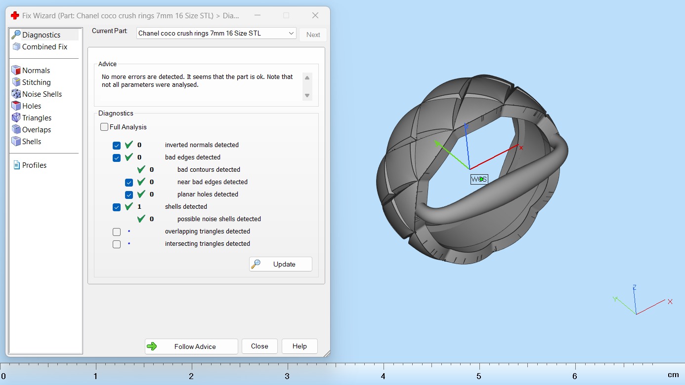 Coco Crush ring 16 - 16-5 Sizes N226 3D print model_9