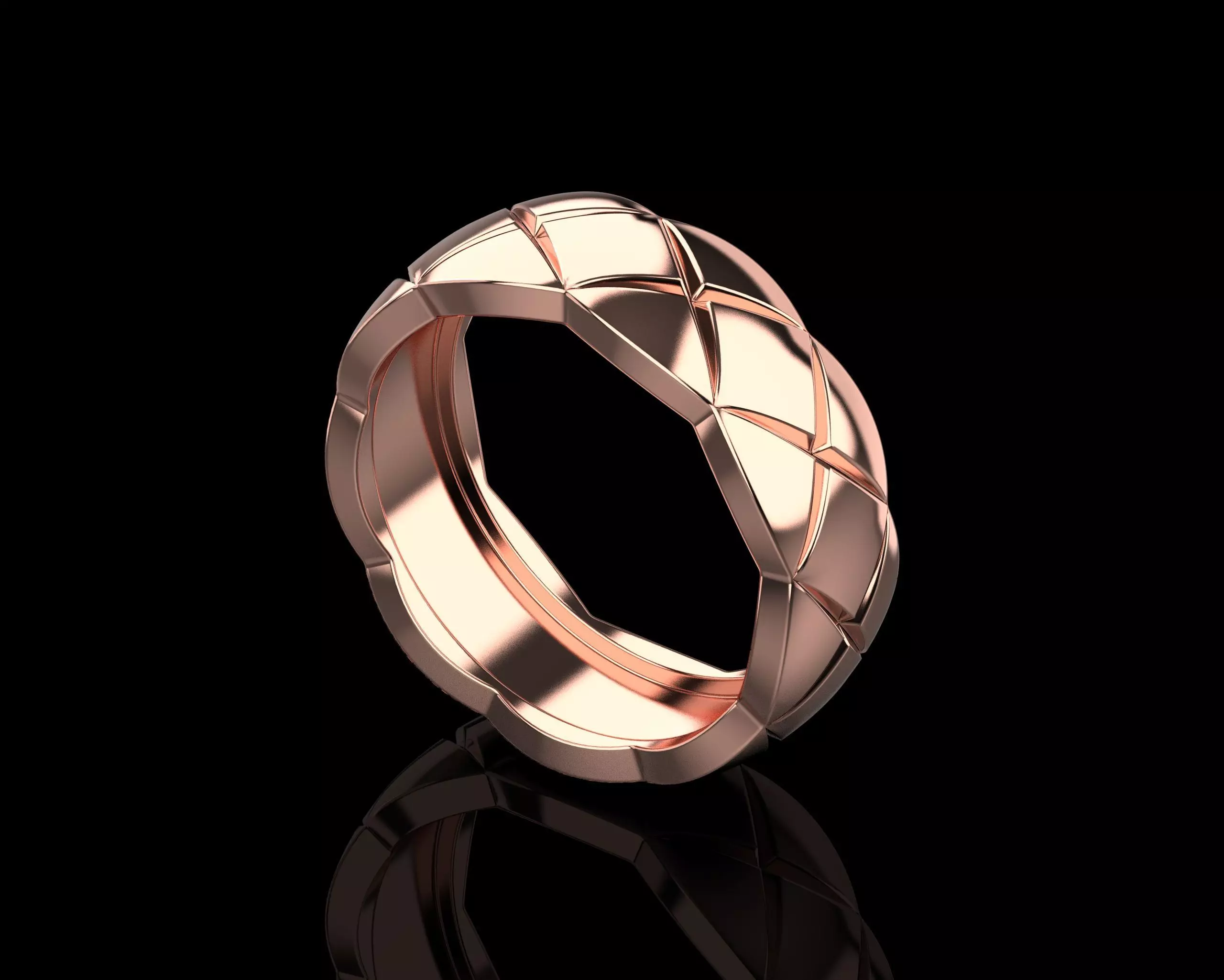 Coco Crush ring 16 - 16-5 Sizes N226 3D print model_0