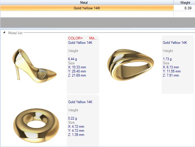  Ladies High Heel Pendant Necklace Jewelry 3D print model_22