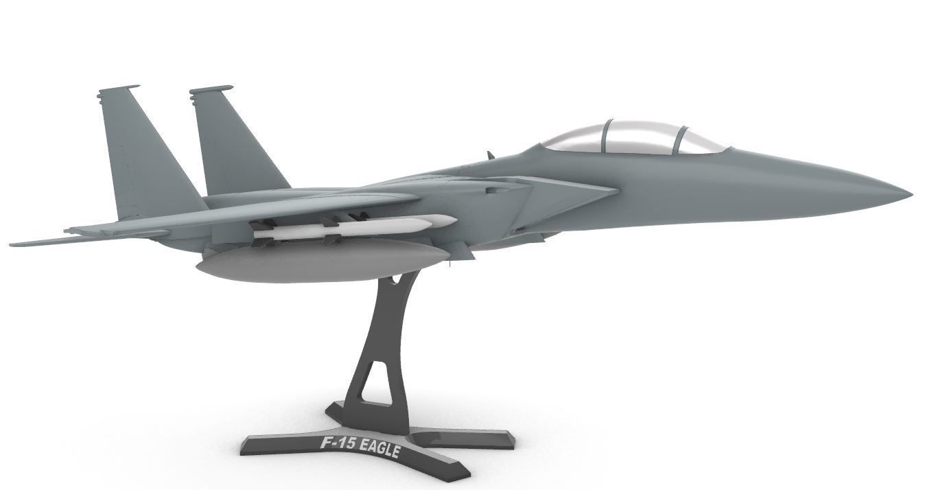 F-15 Eagle  3D print model_6