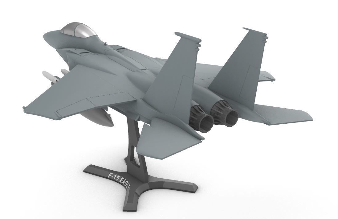 F-15 Eagle  3D print model_9