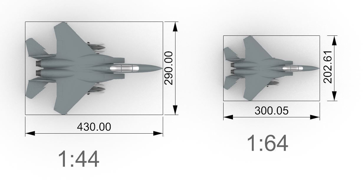 F-15 Eagle  3D print model_1