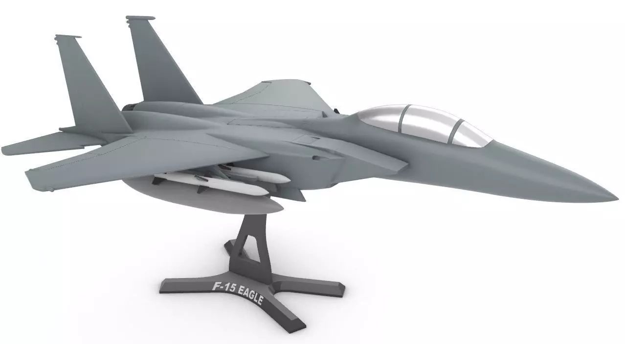 F-15 Eagle  3D print model_0
