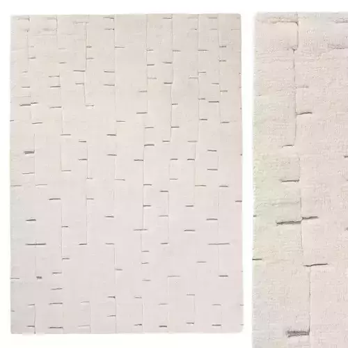 Hadya Wool Rug Ivory