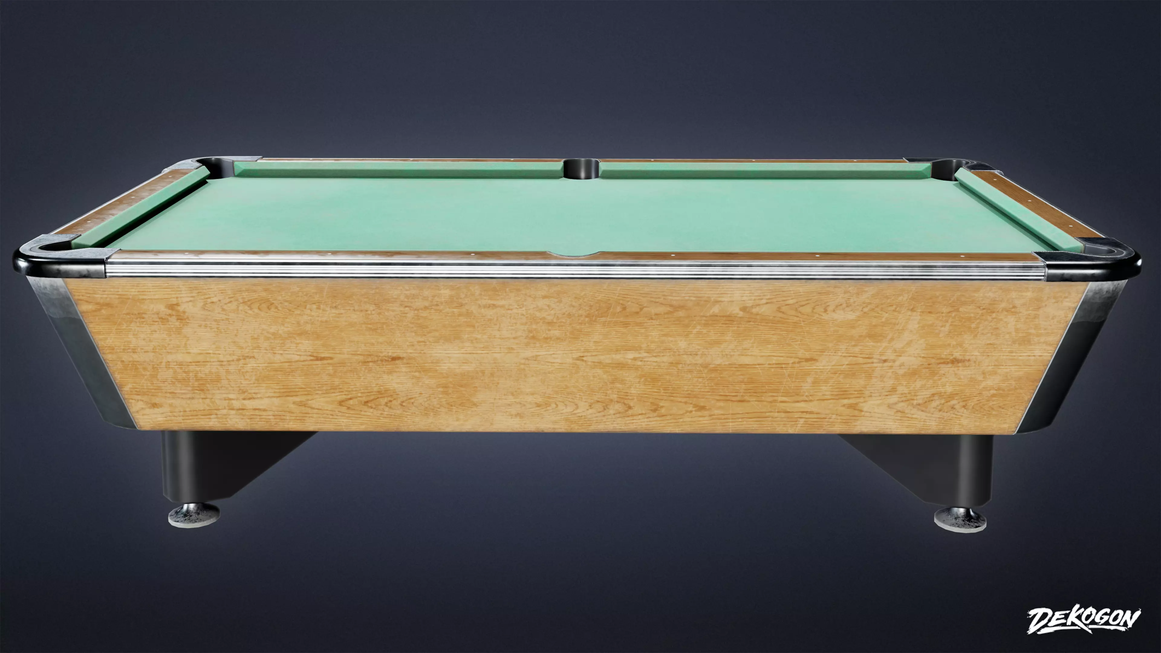 DIVE BAR - Pool Table 01 - LOW POLY Low-poly 3D model